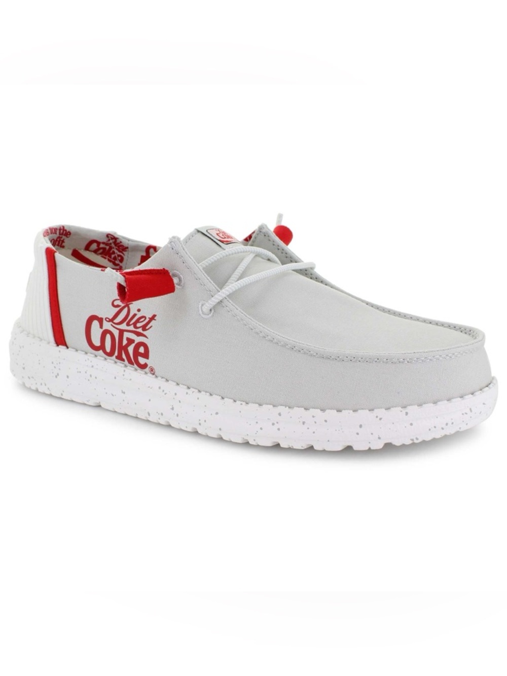 NWT Men's HEYDUDE Wally Diet Coke Slip-On